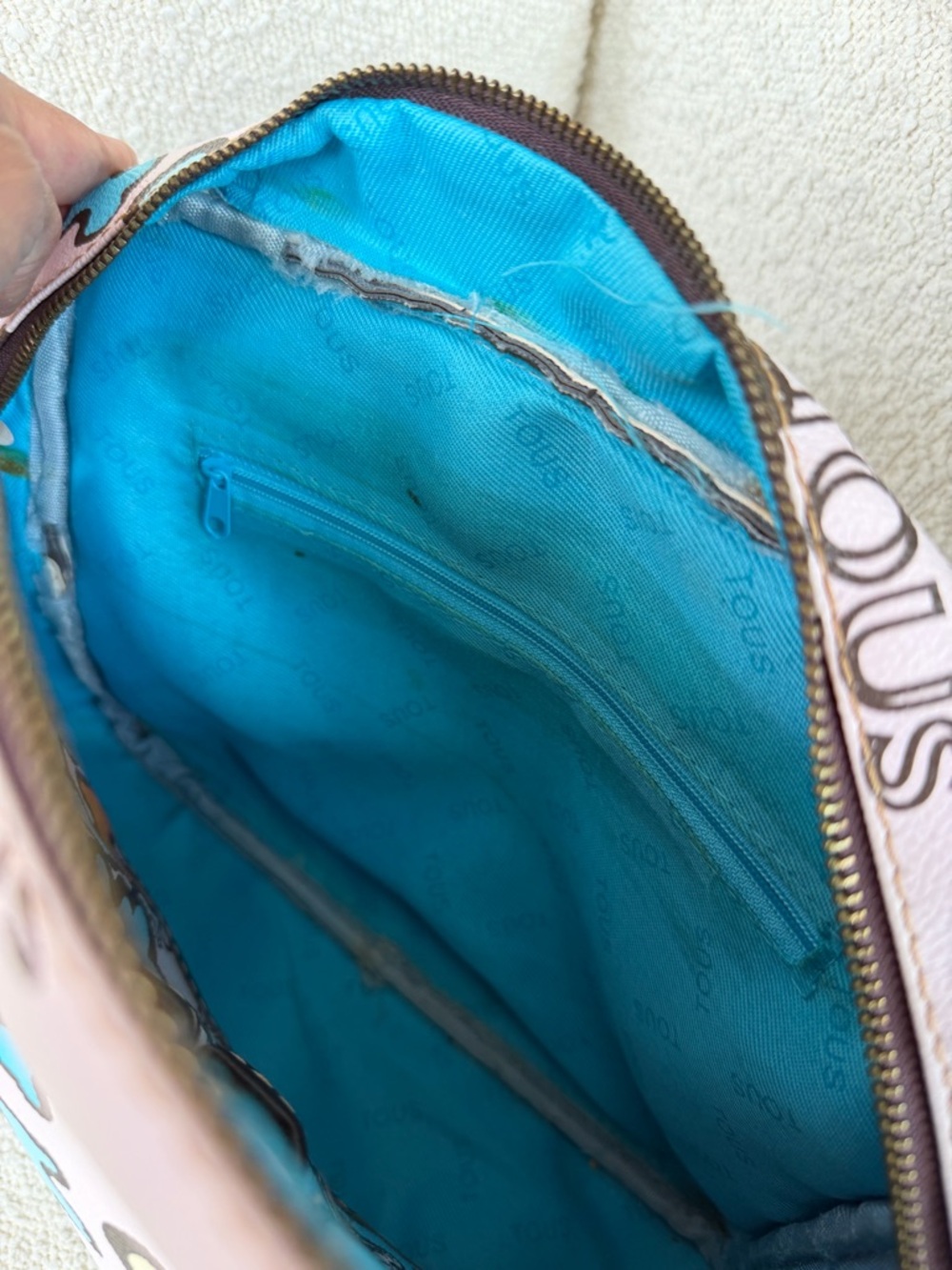 TOUS Kaos Multicolor Teddy Crossbody Bag - Picture 9 of 10
